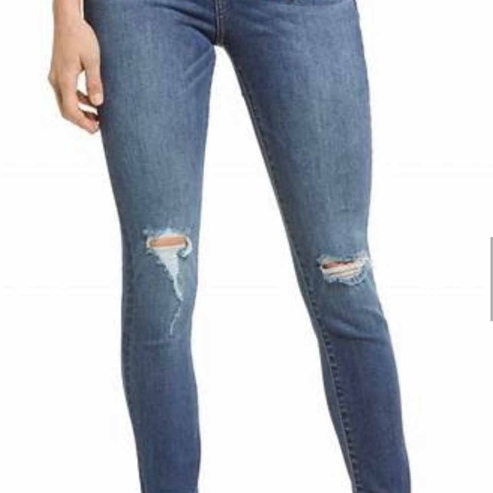 Hidden ankle jeans